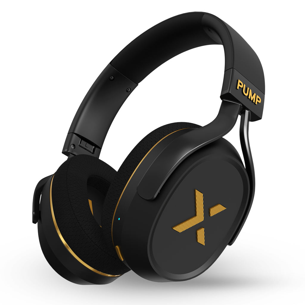 BlueAnt Pump X The Gym Headphones Black & Gold