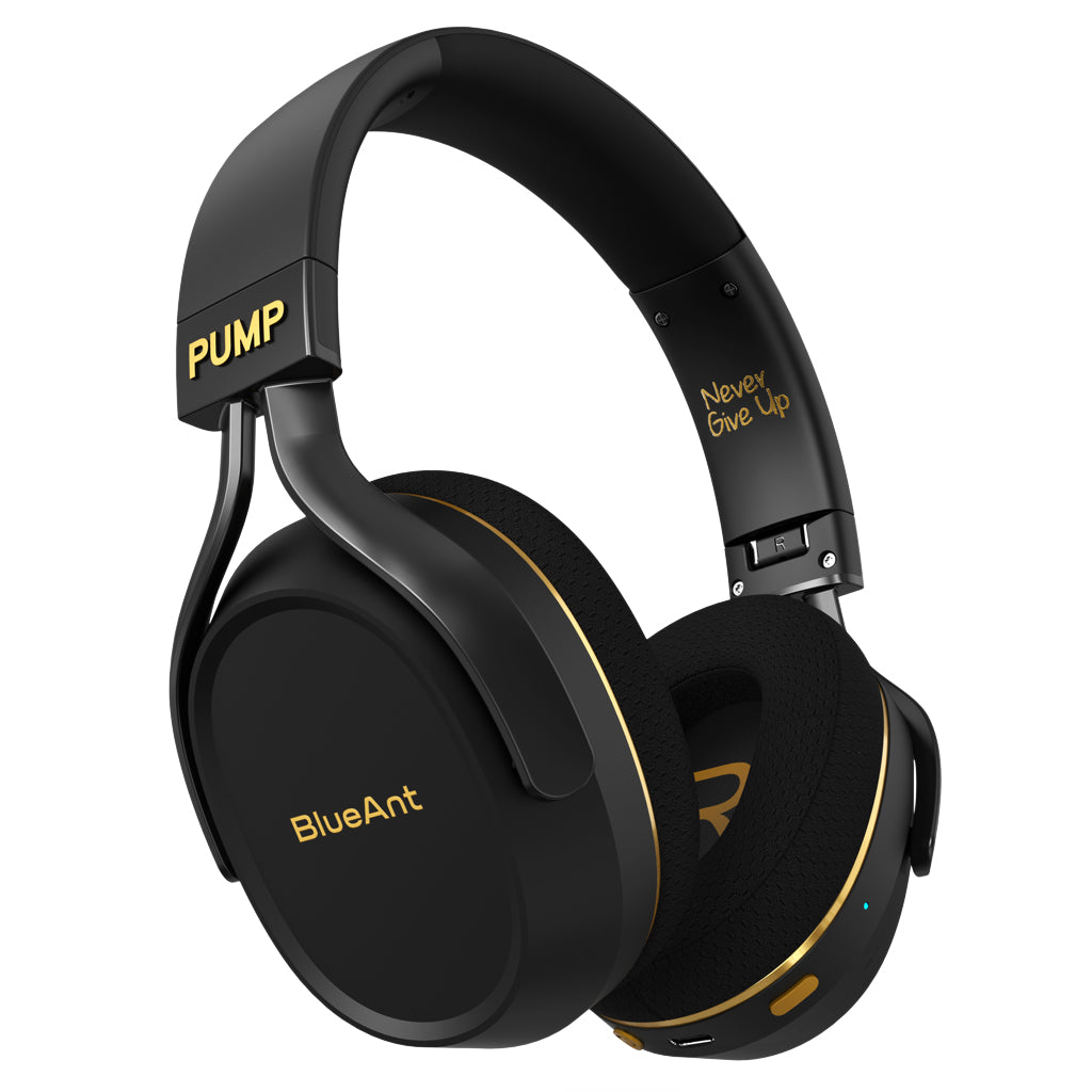 BlueAnt Pump X The Gym Headphones Black & Gold