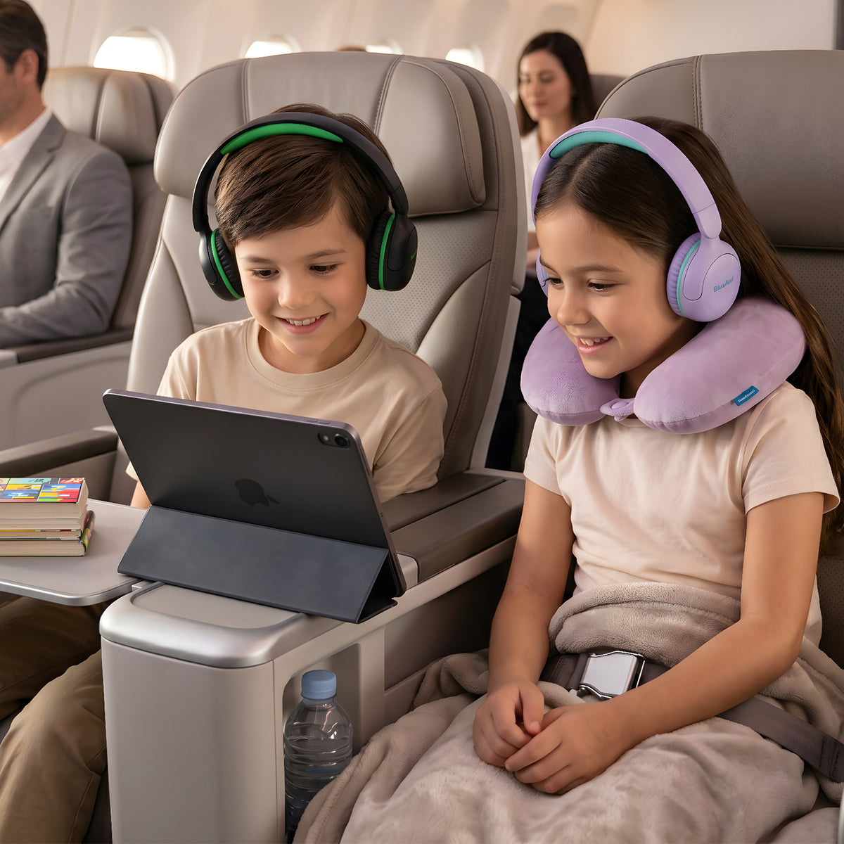 A SCHOOL WEEK.  A LONG FLIGHT.  ONE CHARGE.